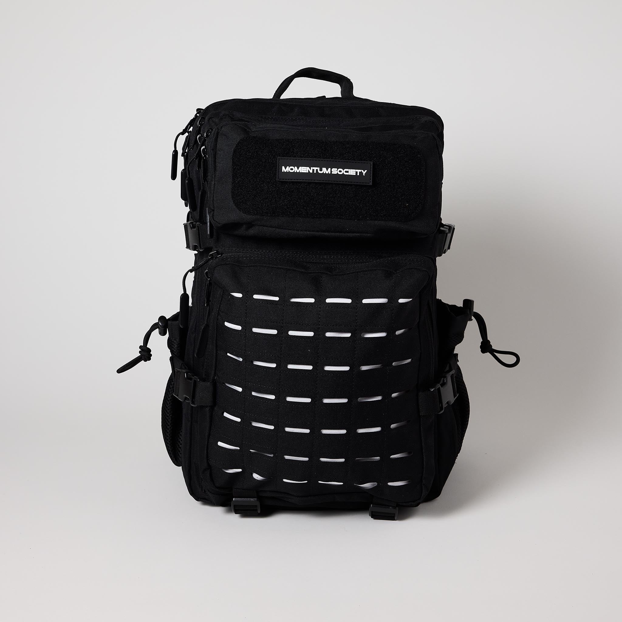 Tactical Gym Backpack - Black & White - Momentum Society